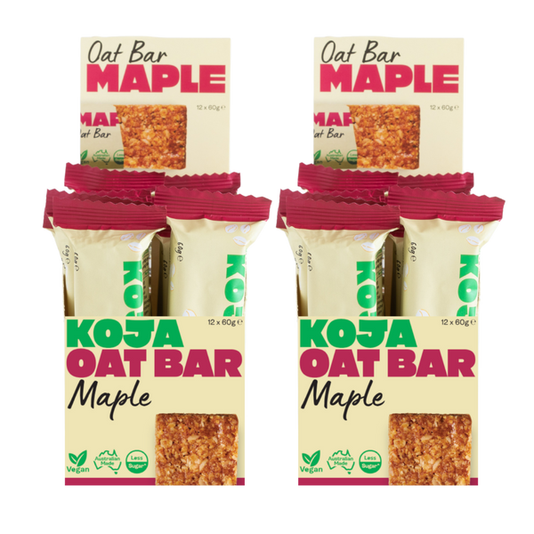 KOJA Oat Bars - Buy 2 or More Cartons & Save 15% - Mix and Match