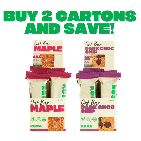 Oat Bars - 2 x Carton Pack - 24 Bars