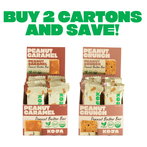 Peanut Butter Bars  2 x Carton Pack - 32 Bars