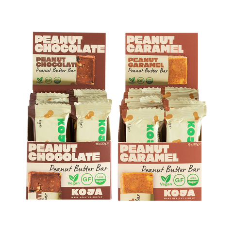 Peanut Butter Bars 2 x Carton Pack - 32 Bars