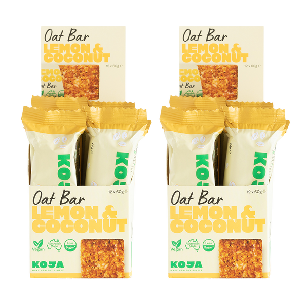 KOJA Oat Bars - Buy 2 or More Cartons & Save 15% - Mix and Match