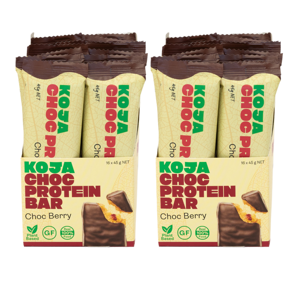 KOJA Choc Protein Bars - Buy 2 Cartons & Save