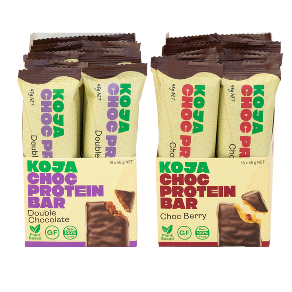 KOJA Choc Protein Bars - Buy 2 Cartons & Save