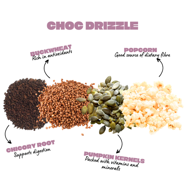 Choc Drizzle Wholegrain Popcorn Bar