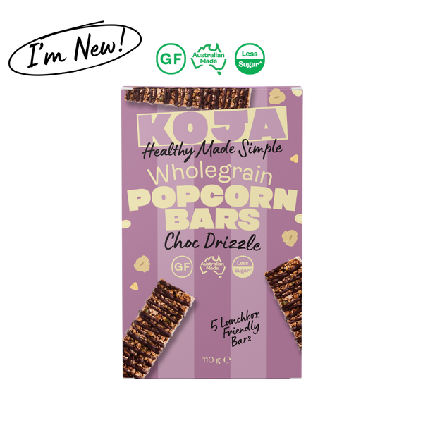 Choc Drizzle Wholegrain Popcorn Bar