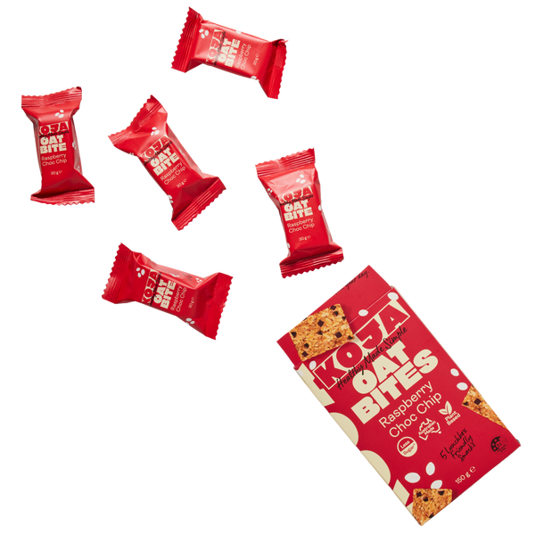 Raspberry Choc Chip Oat Bites