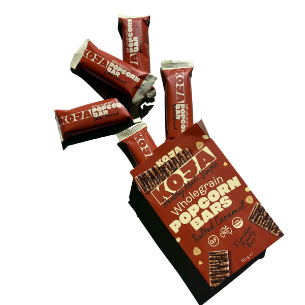 Salted Caramel Wholegrain Popcorn Bars