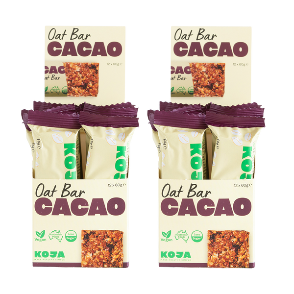 Oat Bars - 2 x Carton Pack - 24 Bars