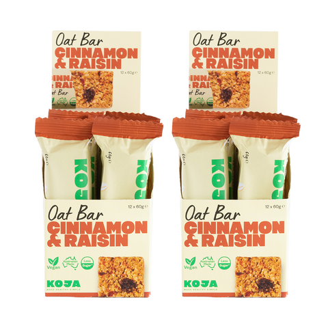 KOJA Oat Bars - Buy 2 Cartons & Save