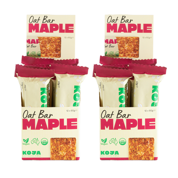 Oat Bars - 2 x Carton Pack - 24 Bars